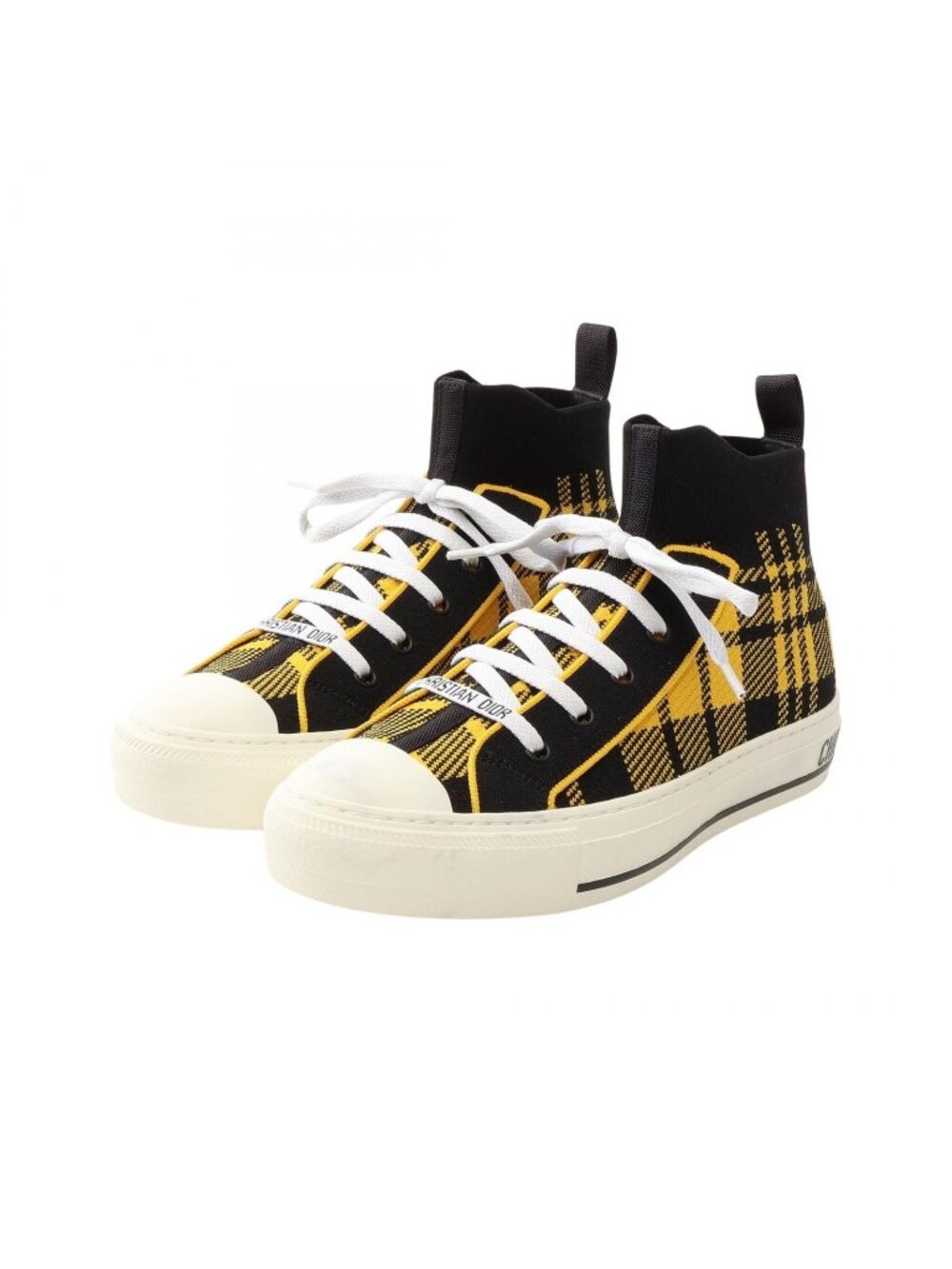 Dior Sneakers Walk'n'Dior High Top Check Fabric